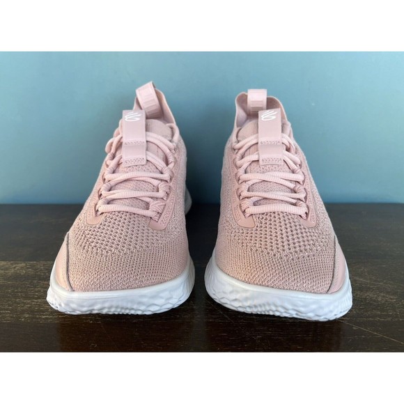 Under Armour Curry 8 Flow Class-Y Pink/White Men's Size 7.5 (9W) 3024432-601 - Picture 6 of 11
